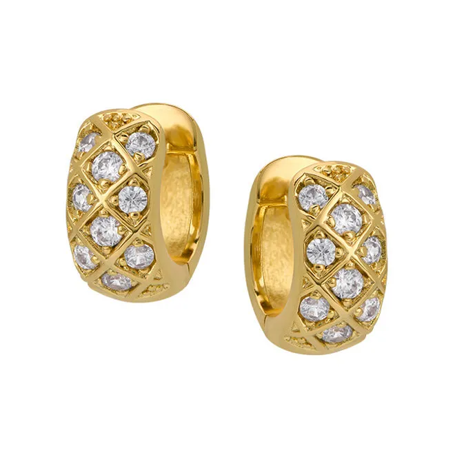 Goldbug Collection Goldbug Palm Huggie Earrings Earrings