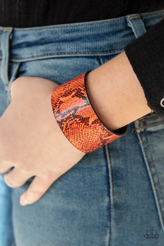 Paparazzi Jewelry Bracelets Paparazzi Bracelet Its a Jungle Out There Orange