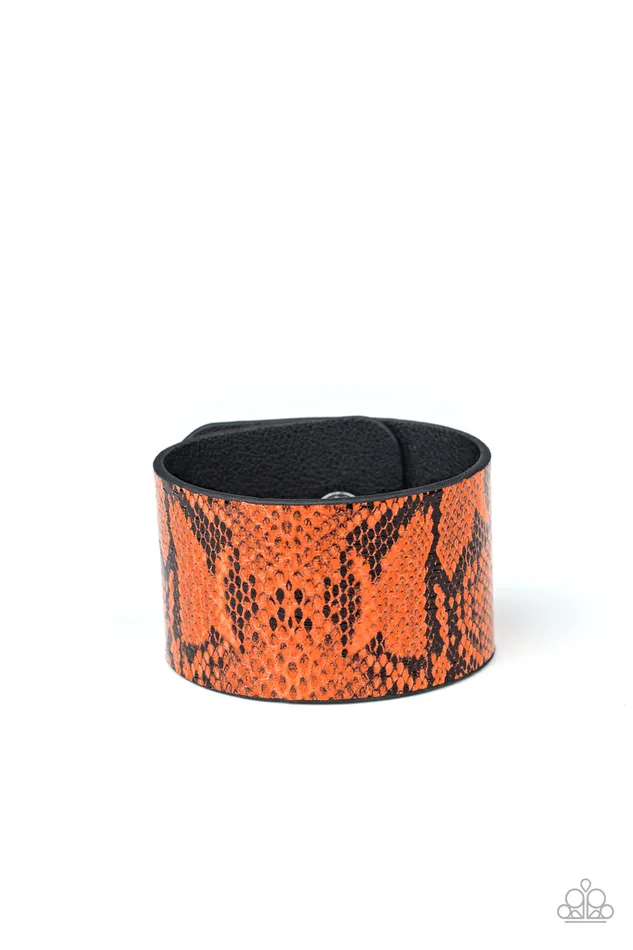 Paparazzi Jewelry Bracelets Paparazzi Bracelet Its a Jungle Out There Orange