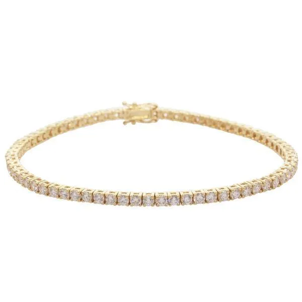 GB Bracelets Small Round Cut 350 Carats Natural Earth Mined Diamonds Tennis Bracelet Gold Yellow 14K GB Bracelets Small Round Cut 350 Carats Natural Earth Mined Diamonds Tennis Bracelet Gold Yellow 14K