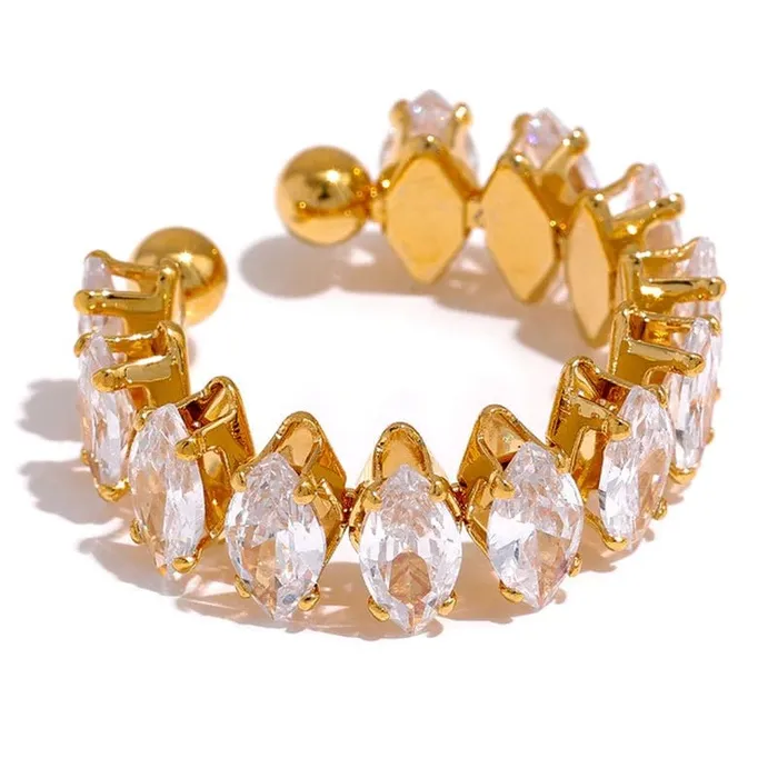 Diamond with GoldPlated Ring Mabel Love Co Rings