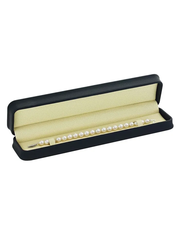SPT Bracelets White Hanadama Japanese Akoya Pearl Bracelet 8590mm