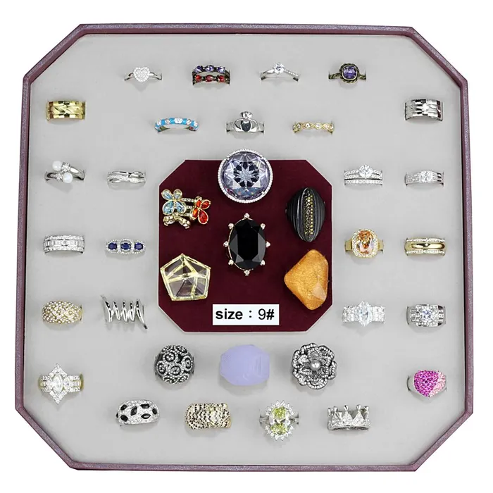 Alamode Rings VK021SIZE9 Assorted Brass Ring with Assorted in Assorted