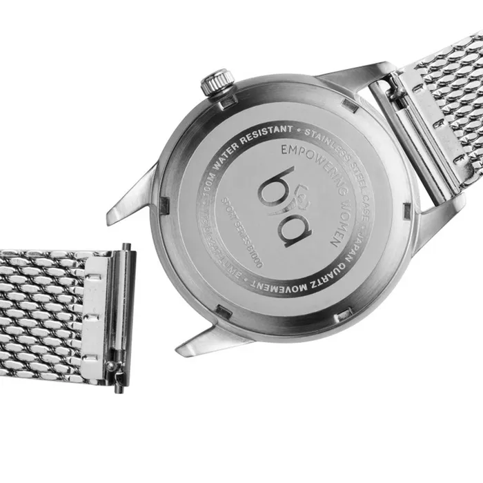 BIA Bracelets BIA Womens Quartz Watch Suffragette Blue Dial Silver Steel Mesh Bracelet B1009 BIA Bracelets BIA Womens Quartz Watch Suffragette Blue Dial Silver Steel Mesh Bracelet B1009