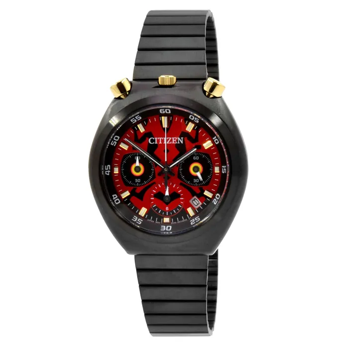 Bracelets Citizen Mens Watch Star Wars Darth Maul Tsuno Chrono Black Bracelet AN366855W Citizen Bracelets Citizen Mens Watch Star Wars Darth Maul Tsuno Chrono Black Bracelet AN366855W Citizen