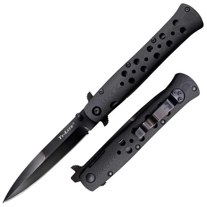 Bracelets Cold Steel Cold Steel Folding Knife TiLite 4 inch Steel Blade with Spring Leaf Lock CS26C4 Bracelets Cold Steel Cold Steel Folding Knife TiLite 4 inch Steel Blade with Spring Leaf Lock CS26C4
