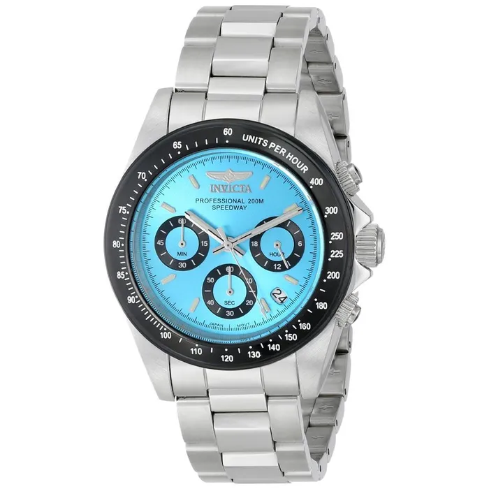 Bracelets Invicta Invicta 15589 Mens Speedway Light Blue Dial Steel Bracelet Chronograph Dive Watch Bracelets Invicta Invicta 15589 Mens Speedway Light Blue Dial Steel Bracelet Chronograph Dive Watch