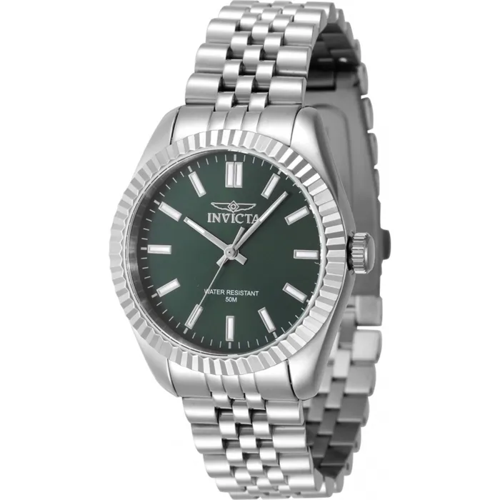 Bracelets Invicta Invicta Womens Quartz Watch Specialty Green Dial Silver Tone Bracelet 47496 Bracelets Invicta Invicta Womens Quartz Watch Specialty Green Dial Silver Tone Bracelet 47496