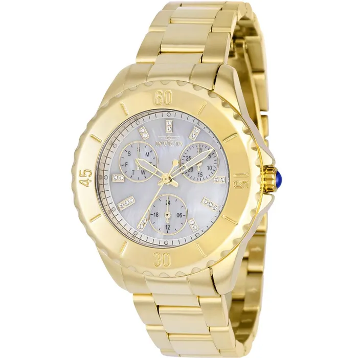 Bracelets Invicta Invicta Womens Watch Angel Quartz White Mother of Pearl Dial SS Bracelet 37799 Bracelets Invicta Invicta Womens Watch Angel Quartz White Mother of Pearl Dial SS Bracelet 37799