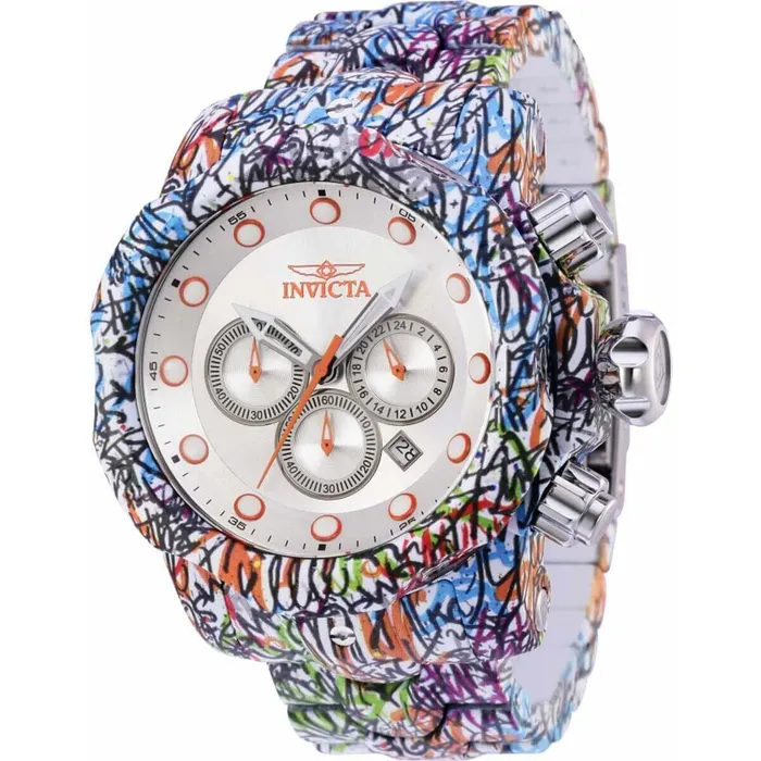 Bracelets Invicta Mens Chronograph Watch Venom Quartz Silver Tone Dial Aqua Bracelet 35435 Invicta Bracelets Invicta Mens Chronograph Watch Venom Quartz Silver Tone Dial Aqua Bracelet 35435 Invicta
