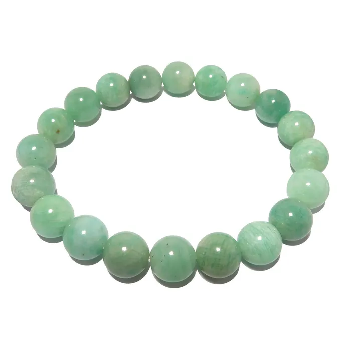 Bracelets Satin Crystals Amazonite Bracelet Aqua Paradise Pleasure Stone