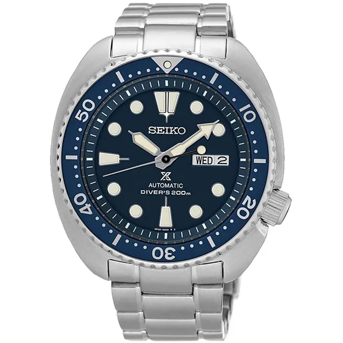 Bracelets SEIKO Seiko Mens Automatic Watch Prospex Turtle Blue Dial Silver Bracelet SRPE89K1 Bracelets SEIKO Seiko Mens Automatic Watch Prospex Turtle Blue Dial Silver Bracelet SRPE89K1