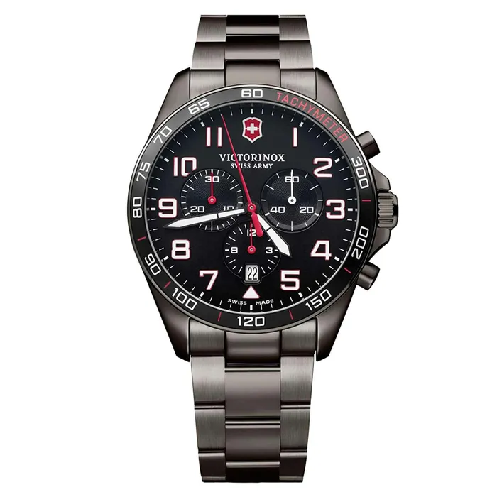 Bracelets Victorinox Swiss Army Victorinox Swiss Army Mens Chrono Watch FieldForce Sport Black Bracelet 241890 Bracelets Victorinox Swiss Army Victorinox Swiss Army Mens Chrono Watch FieldForce Sport Black Bracelet 241890