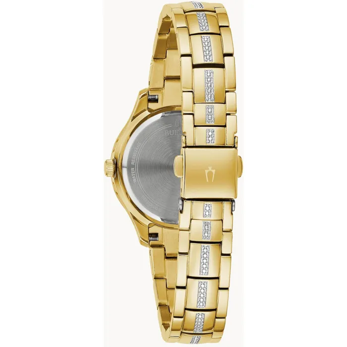 Bulova Bracelets Bulova Womens Watch Phantom Crystals MOP Dial Yellow Gold Steel Bracelet 98L283 Bulova Bracelets Bulova Womens Watch Phantom Crystals MOP Dial Yellow Gold Steel Bracelet 98L283