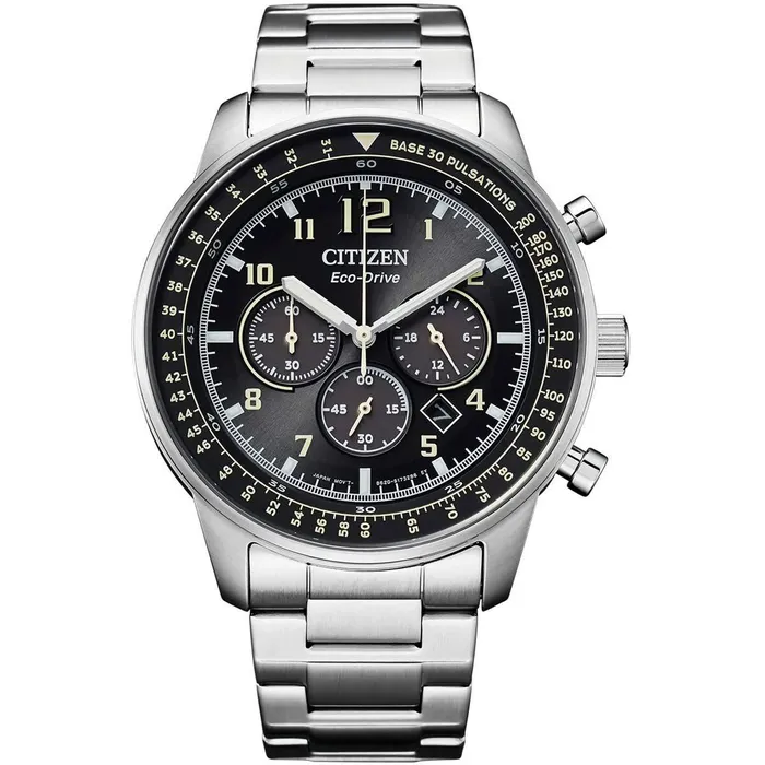 Citizen Bracelets Citizen Mens Watch Chronograph Black Dial Stainless Steel Bracelet CA450083E Citizen Bracelets Citizen Mens Watch Chronograph Black Dial Stainless Steel Bracelet CA450083E