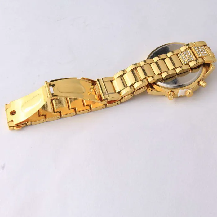 Draped in Gold Watch Bracelet and Chain Combo Hip Hop Fresh Jewelry Bracelets Draped in Gold Watch Bracelet and Chain Combo Hip Hop Fresh Jewelry Bracelets