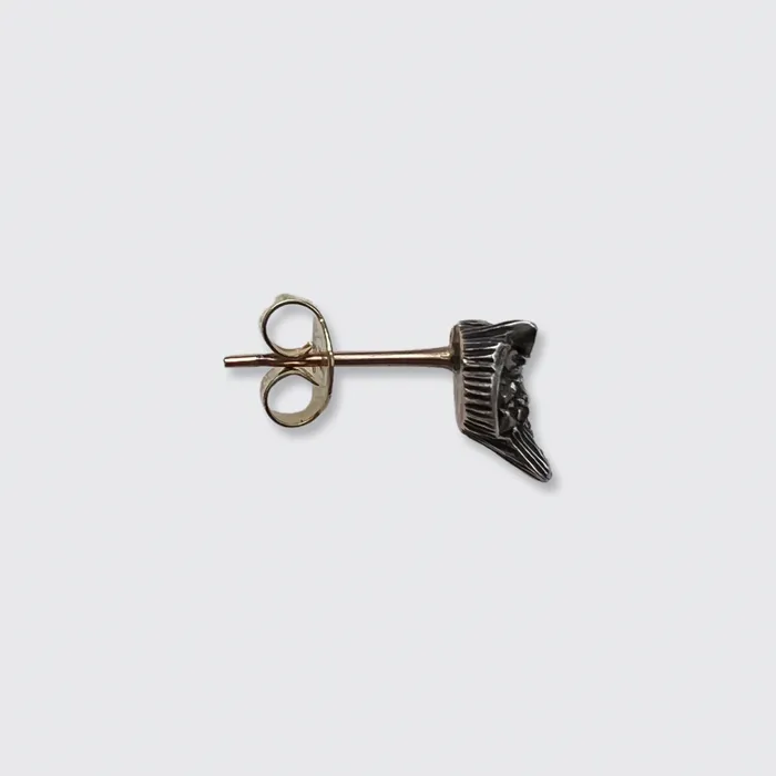 Earrings 21stfinds RoseCut Diamond Fox Earring Stickpin Conversion