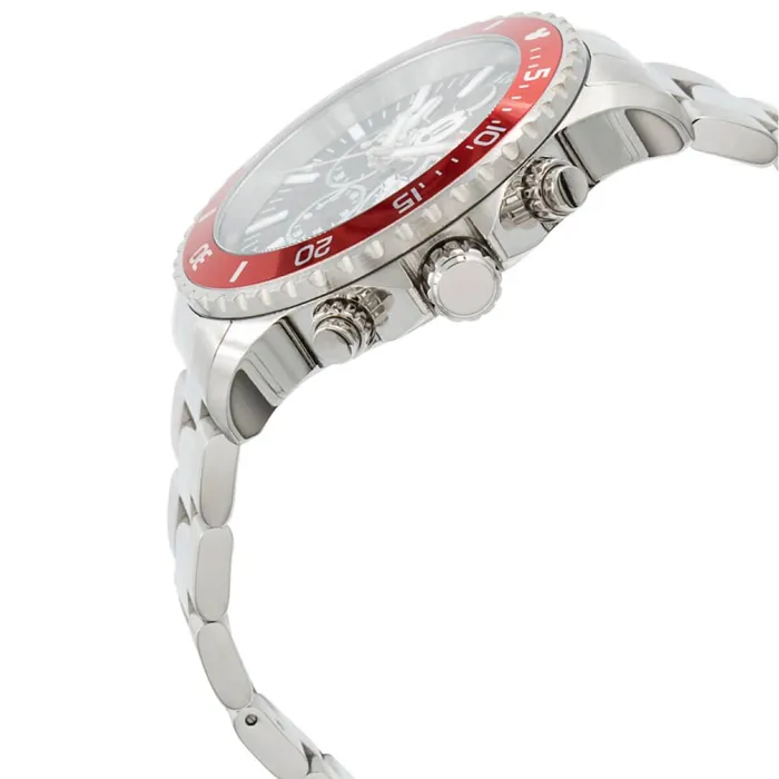 Invicta Bracelets Invicta Mens Chrono Watch Disney Black Dial Red Bezel Silver Tone Bracelet 39047 Invicta Bracelets Invicta Mens Chrono Watch Disney Black Dial Red Bezel Silver Tone Bracelet 39047