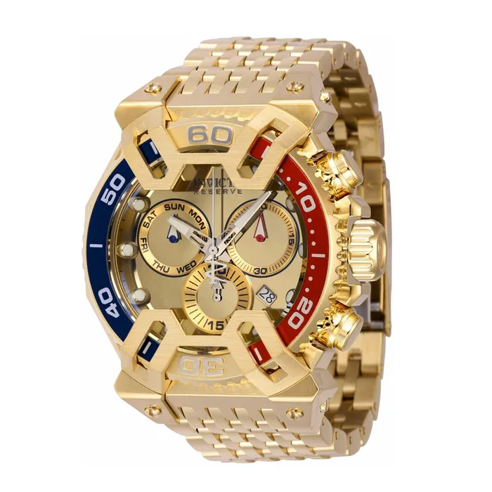 Invicta Bracelets Invicta Mens Chronograph Watch Coalition Forces XWing Gold Dial Bracelet 42911 Invicta Bracelets Invicta Mens Chronograph Watch Coalition Forces XWing Gold Dial Bracelet 42911