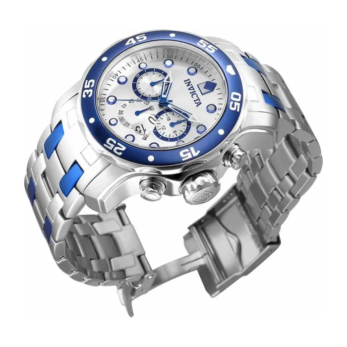Invicta Bracelets Invicta Mens Chronograph Watch Pro Diver Silver Dial Two Tone SS Bracelet 37691 Invicta Bracelets Invicta Mens Chronograph Watch Pro Diver Silver Dial Two Tone SS Bracelet 37691
