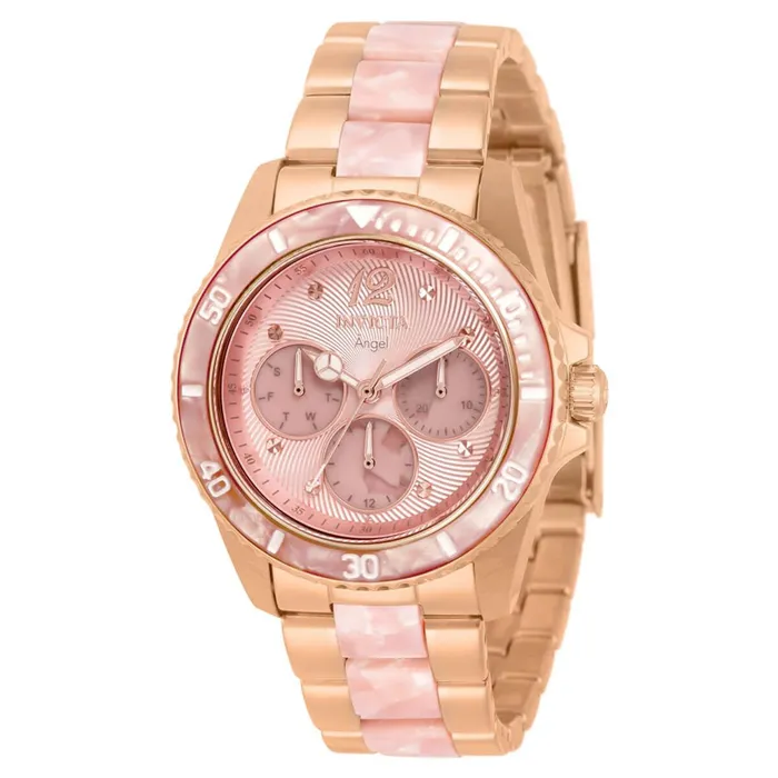 Invicta Bracelets Invicta Womens Quartz Watch Angel Stainless Steel Bracelet Pink Dial 32534 Invicta Bracelets Invicta Womens Quartz Watch Angel Stainless Steel Bracelet Pink Dial 32534