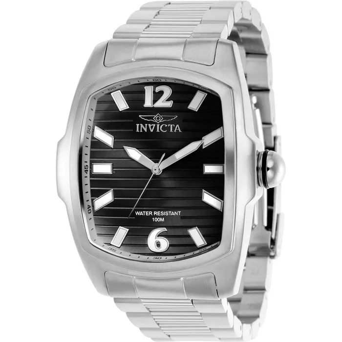 Invicta Invicta Mens Watch Lupah Black with Horizontal Lines Dial Steel Bracelet 39804 Bracelets Invicta Invicta Mens Watch Lupah Black with Horizontal Lines Dial Steel Bracelet 39804 Bracelets