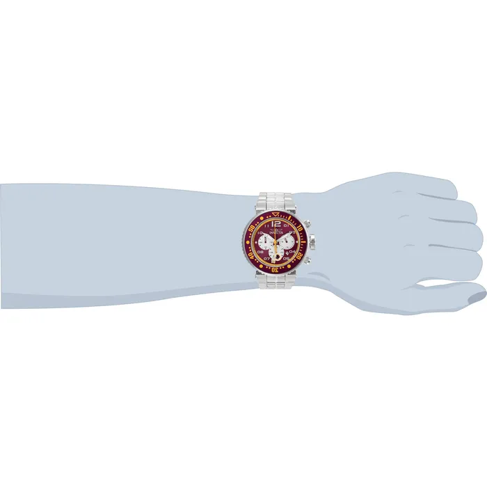 Invicta Invicta Mens Watch NFL Washington Commanders Chrono Silver Steel Bracelet 30286 Bracelets Invicta Invicta Mens Watch NFL Washington Commanders Chrono Silver Steel Bracelet 30286 Bracelets