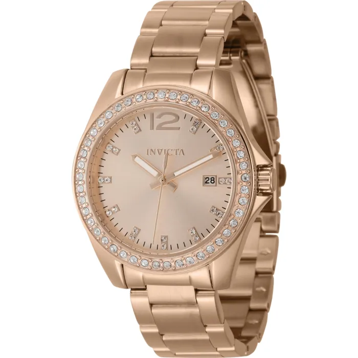 Invicta Invicta Womens Watch Angel Quartz Rose Gold Dial Stainless Steel Bracelet 44838 Bracelets Invicta Invicta Womens Watch Angel Quartz Rose Gold Dial Stainless Steel Bracelet 44838 Bracelets