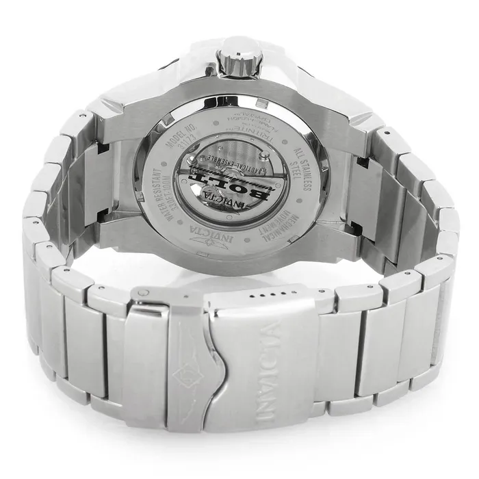 Invicta Mens Automatic Watch Bolt Open Heart Dial Silver Steel Bracelet 31173 Invicta Bracelets Invicta Mens Automatic Watch Bolt Open Heart Dial Silver Steel Bracelet 31173 Invicta Bracelets