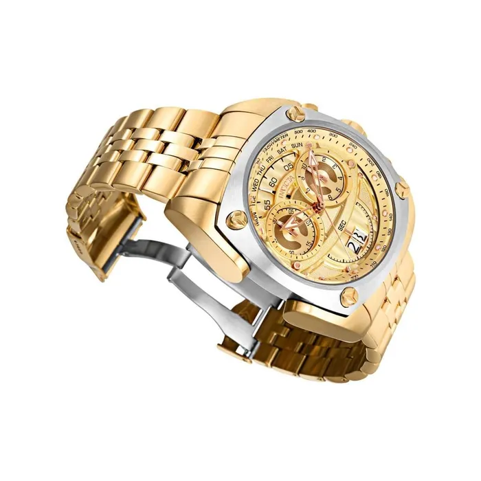 Invicta Mens Quartz Watch Reserve Chronograph Gold Tone Dial Bracelet 32072 Invicta Bracelets Invicta Mens Quartz Watch Reserve Chronograph Gold Tone Dial Bracelet 32072 Invicta Bracelets