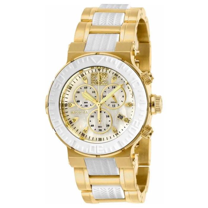 Invicta Womens Watch Ocean Reef Two Tone White and Yellow Gold Bracelet 29667 Invicta Bracelets Invicta Womens Watch Ocean Reef Two Tone White and Yellow Gold Bracelet 29667 Invicta Bracelets