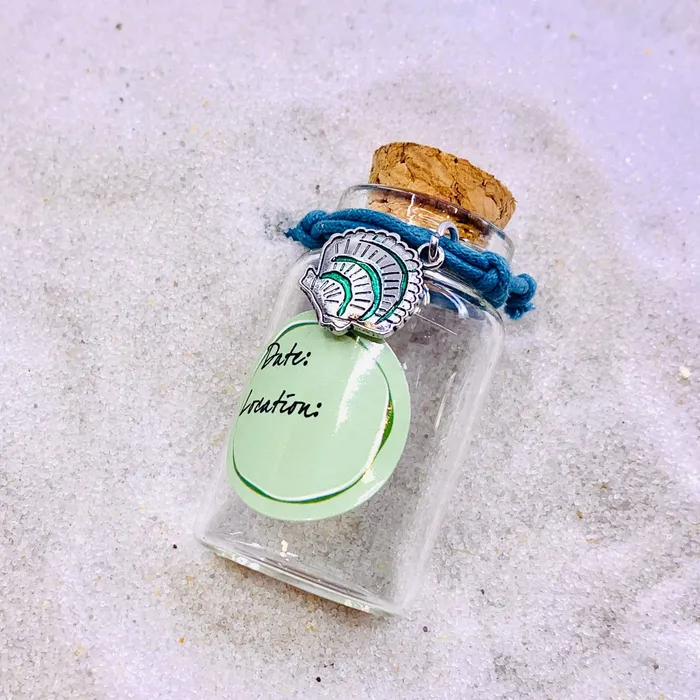Keepsake Sand Jar and Bracelet Seashell GANZ Bracelets