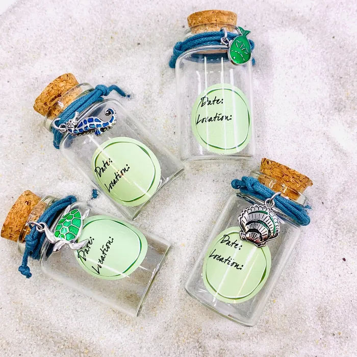 Keepsake Sand Jar and Bracelet Seashell GANZ Bracelets