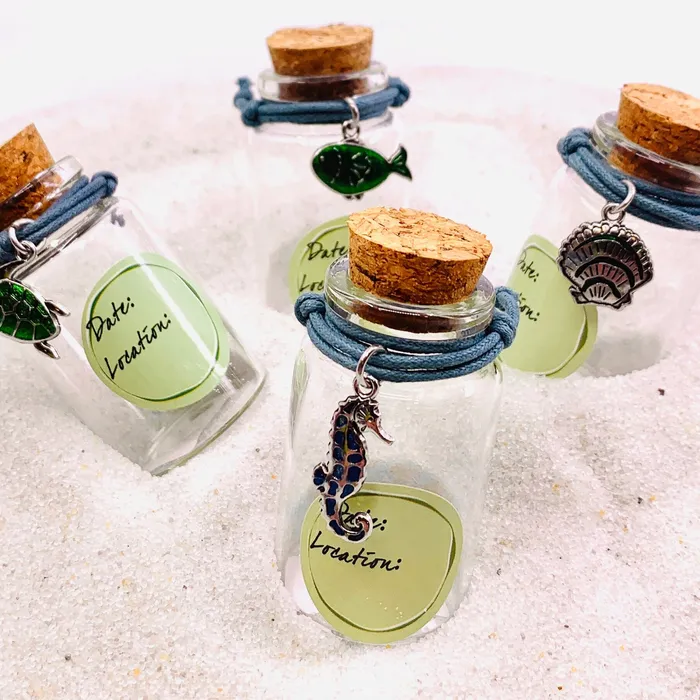 Keepsake Sand Jar and Bracelet Seashell GANZ Bracelets
