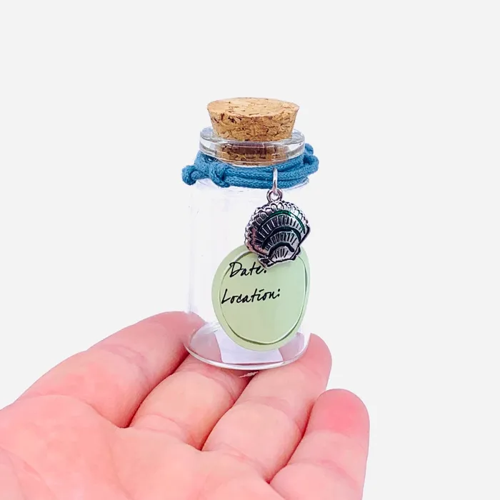 Keepsake Sand Jar and Bracelet Seashell GANZ Bracelets
