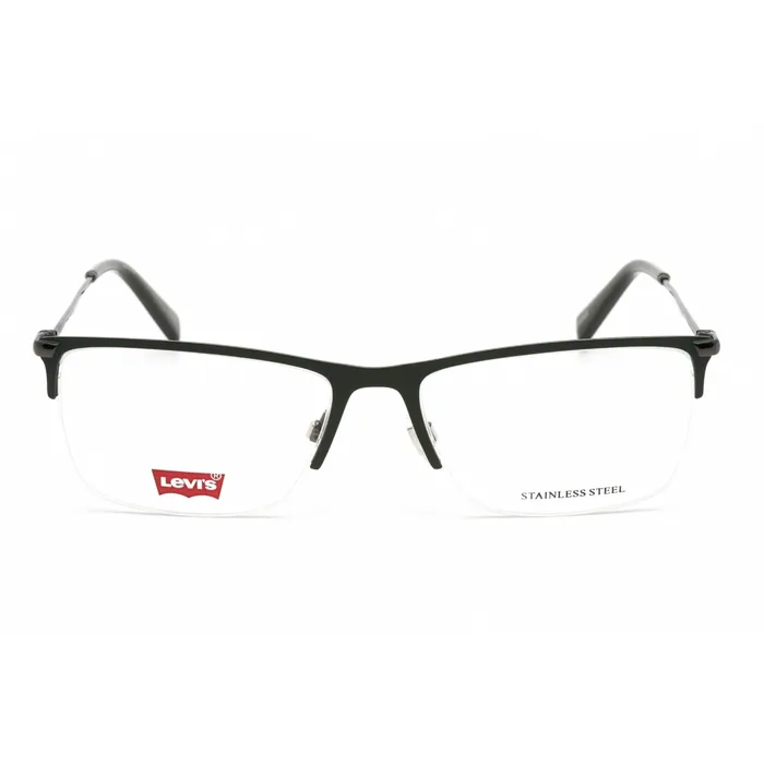 Levis Bracelets Levis Mens Eyeglasses Clear Lens Matte Green Stainless Steel LV 5029 0DLD 00