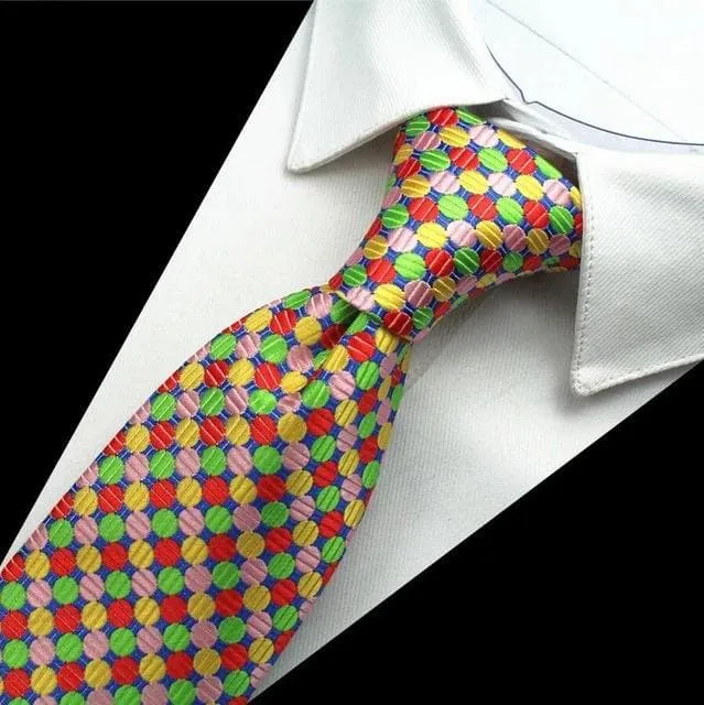 Necklaces GUSLESON Mens Fashion Plaid Paisley Design 100 Premium Quality Silk Ties Divine Inspiration Styles
