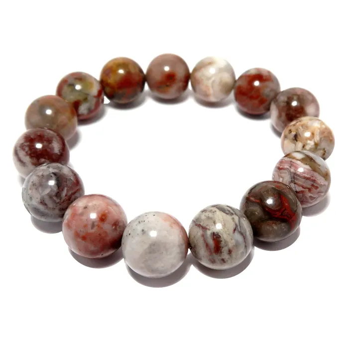 Pietersite Bracelet Red Crystal Calm the Tempest Stone Satin Crystals Bracelets