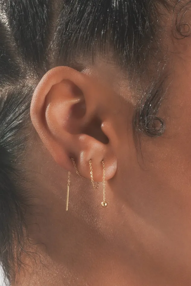 READYMADE Earrings Mercury Drop Threader Earrings Pair