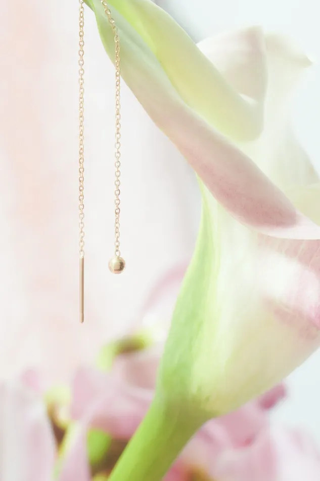 READYMADE Earrings Mercury Drop Threader Earrings Pair