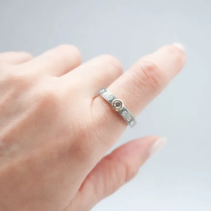 Rene Escobar Rings Rose Diamond Ring
