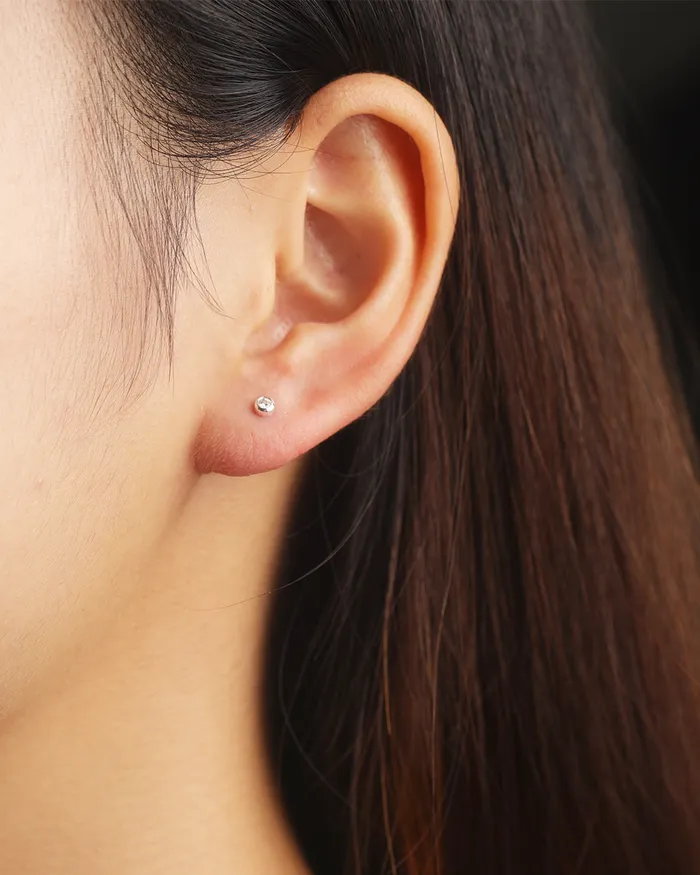 Rings Penny Pairs Livi Lab Grown Diamond Silver Studs