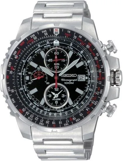 Seiko Bracelets Seiko SNAD05 Mens Oversized Chronographs Stainless Steel Watch Seiko Bracelets Seiko SNAD05 Mens Oversized Chronographs Stainless Steel Watch