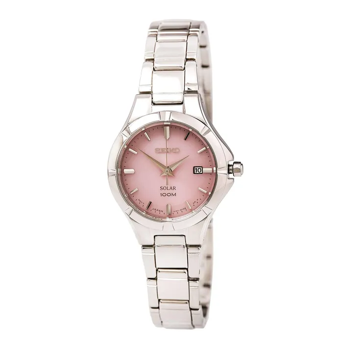 Seiko Bracelets Seiko SUT315 Womens Core Solar Pink Dial Steel Bracelet Power Reserve Watch Seiko Bracelets Seiko SUT315 Womens Core Solar Pink Dial Steel Bracelet Power Reserve Watch