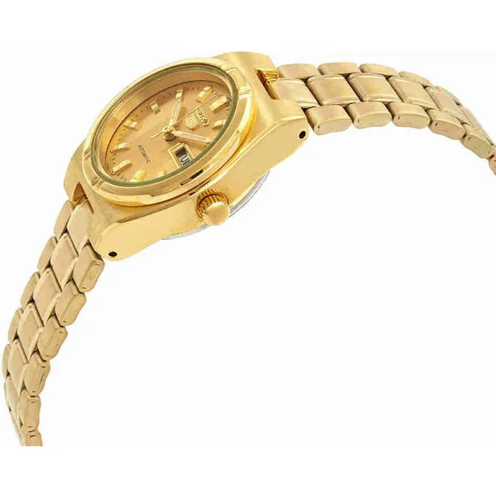 SEIKO Bracelets Seiko Womens Automatic Watch Series 5 Power Reserve Yellow Gold Bracelet SYM600 SEIKO Bracelets Seiko Womens Automatic Watch Series 5 Power Reserve Yellow Gold Bracelet SYM600