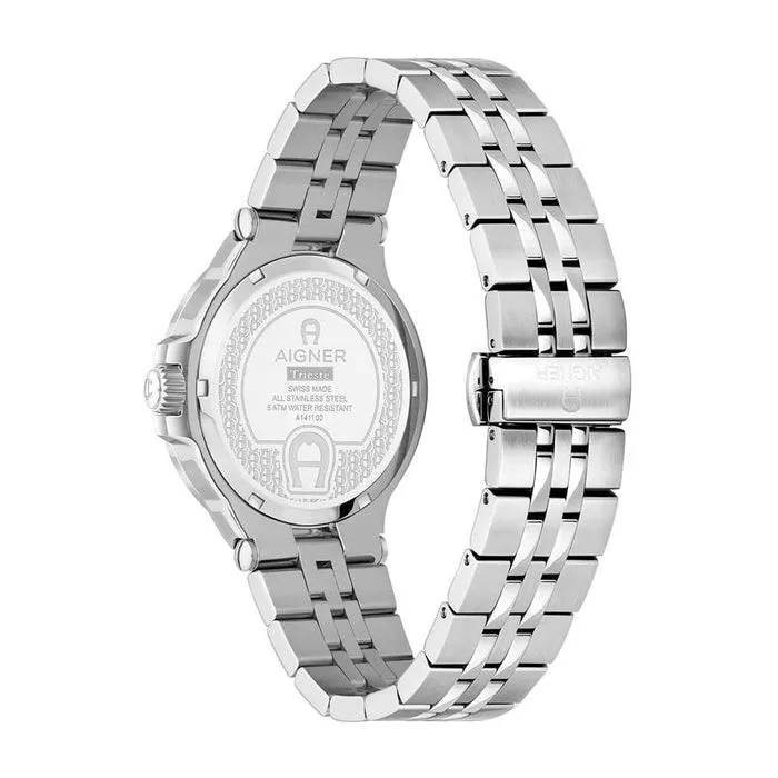 AIGNER Mens Trieste Silver Metal Bracelet Watch Aigner Bracelets AIGNER Mens Trieste Silver Metal Bracelet Watch Aigner Bracelets