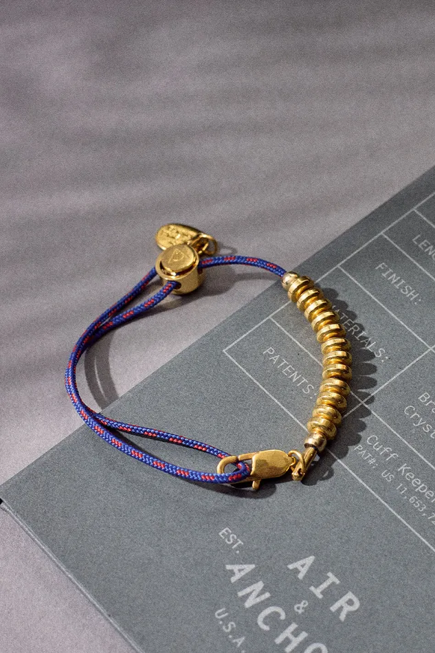 Air Anchor Bracelets Learning the Ropes Adjustable Cord Bracelet