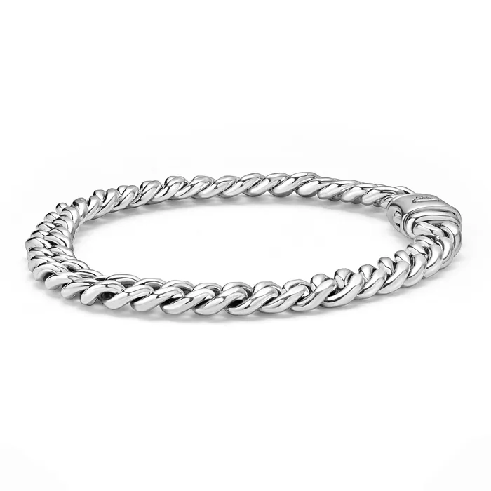 Anthem Silver Curb Chain Bracelet 8mm LAGOS Bracelets Anthem Silver Curb Chain Bracelet 8mm LAGOS Bracelets