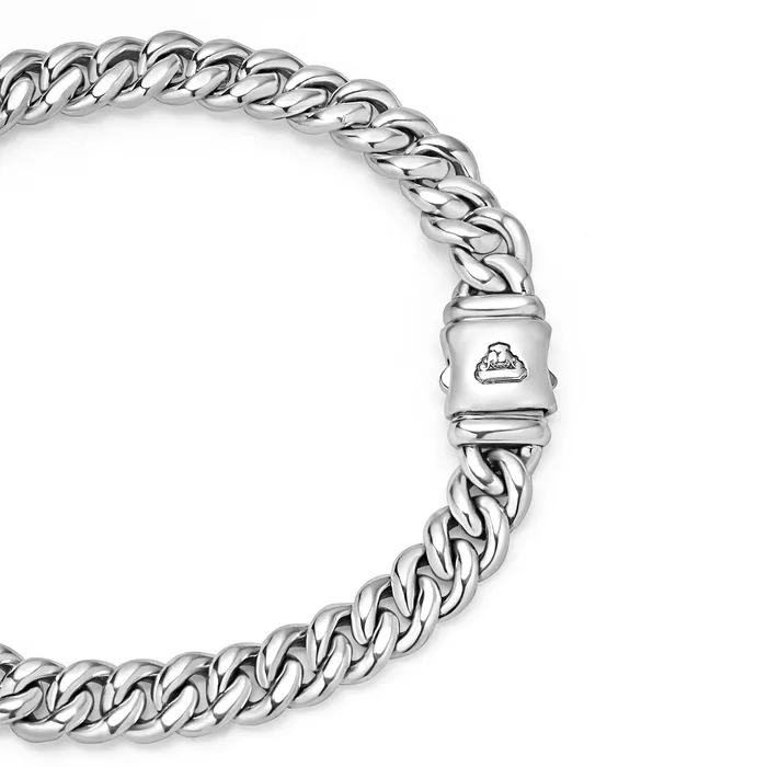 Anthem Silver Curb Chain Bracelet 8mm LAGOS Bracelets Anthem Silver Curb Chain Bracelet 8mm LAGOS Bracelets