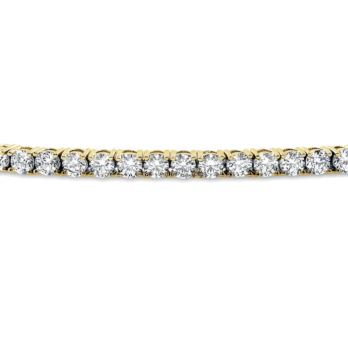 BERRICLE Bracelets CZ Tennis Bracelet in Gold Flashed Sterling Silver